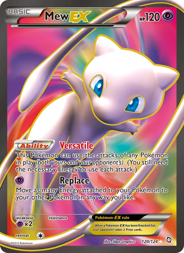 Mew-EX 120 · Dragons Exalted