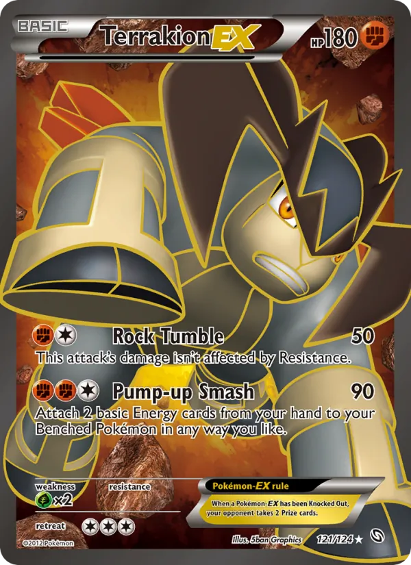Terrakion-EX 121 · Dragons Exalted