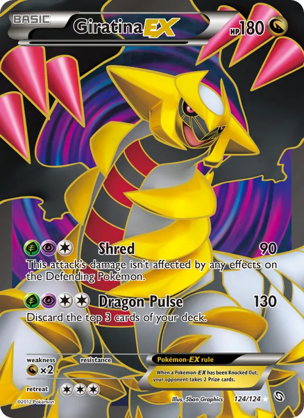 Giratina-EX 124 · Dragons Exalted