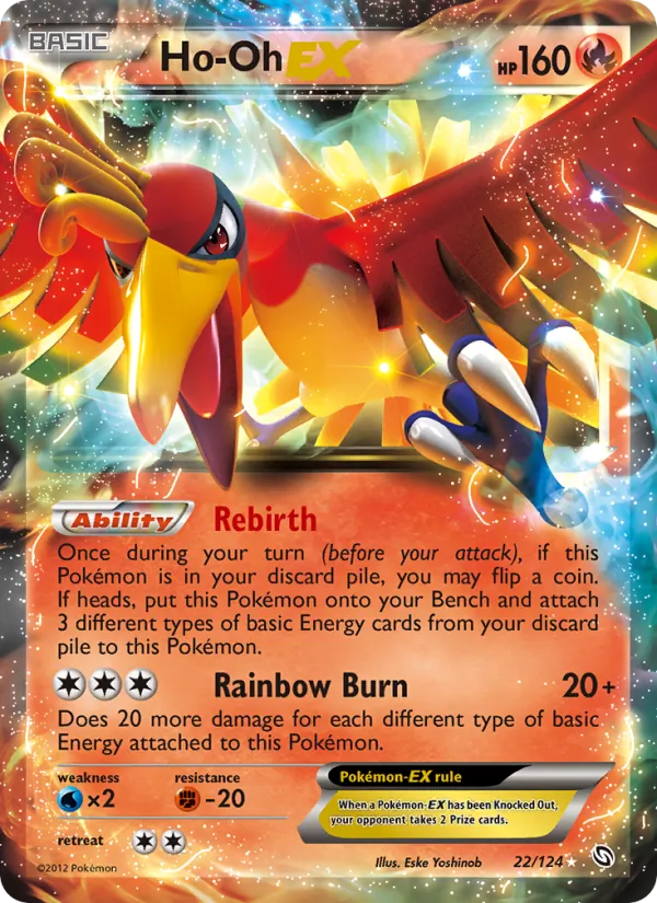 Ho-Oh-EX 22 · Dragons Exalted