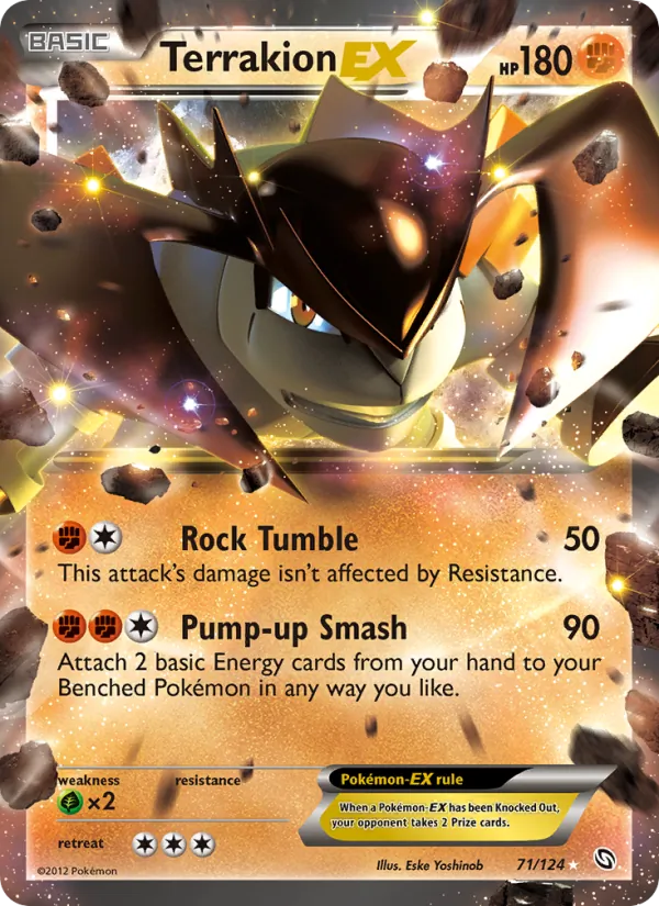 Terrakion-EX 71 · Dragons Exalted