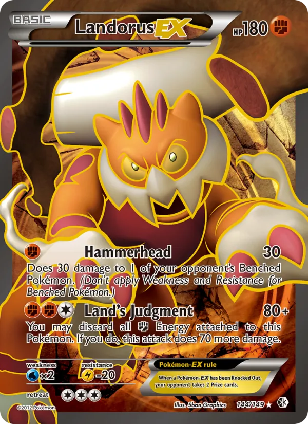 Landorus-EX 144 · Boundaries Crossed