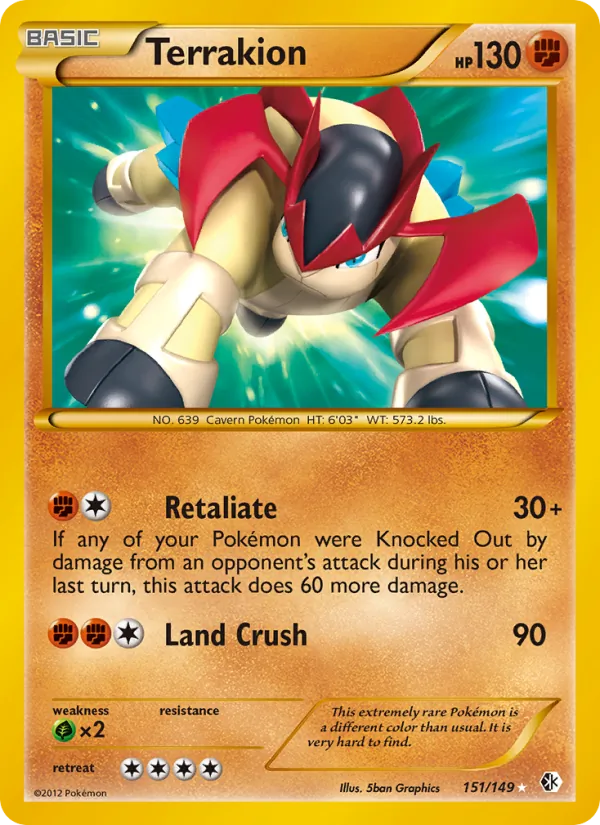 Terrakion 151 · Boundaries Crossed