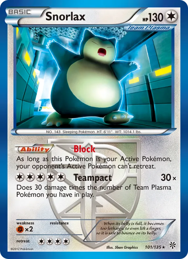 Snorlax 101 · Plasma Storm
