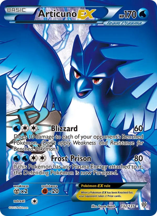 Articuno-EX 132 · Plasma Storm