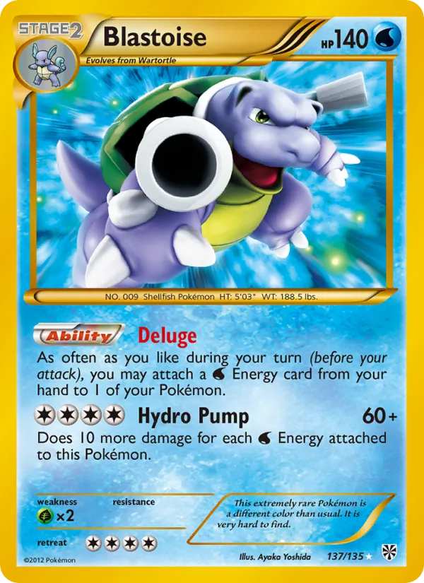 Blastoise 137 · Plasma Storm