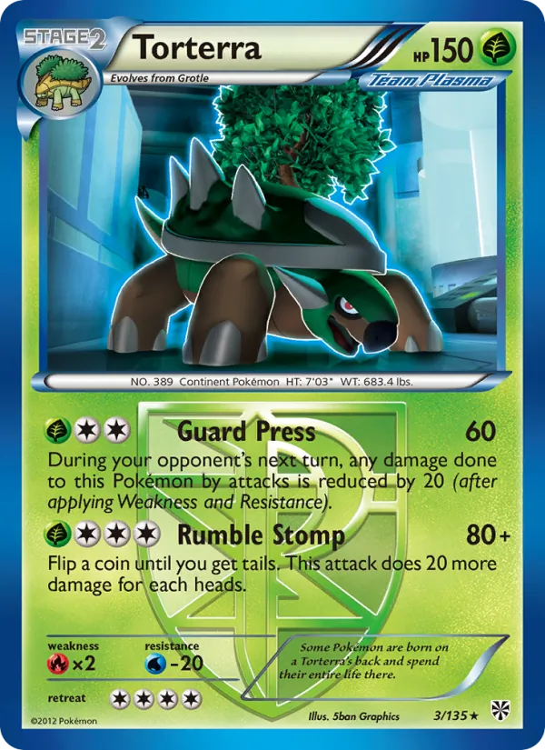 Torterra 3 · Plasma Storm