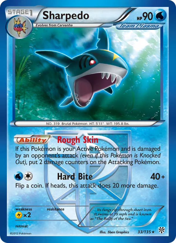 Sharpedo 33 · Plasma Storm
