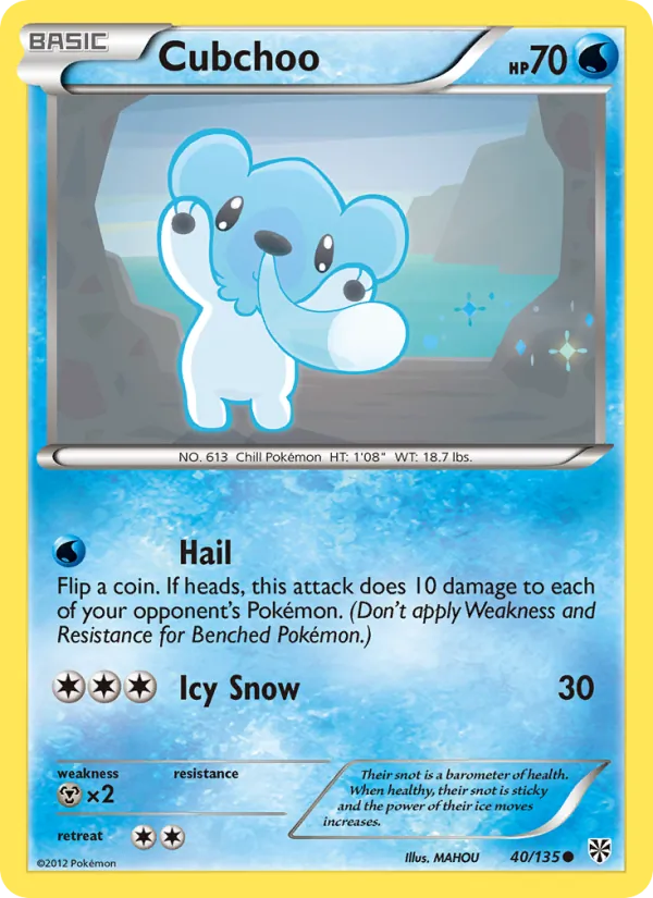 Cubchoo 40 · Plasma Storm
