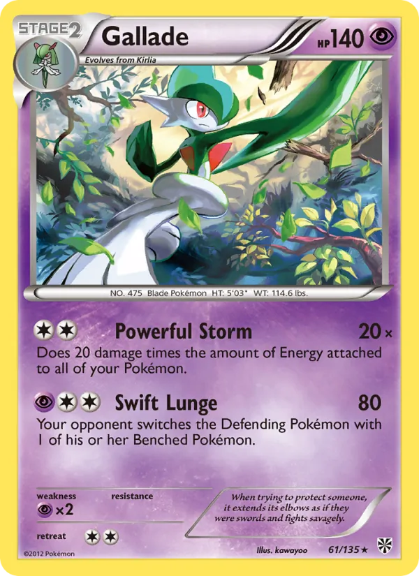 Gallade 61 · Plasma Storm