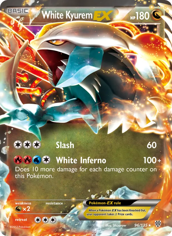 White Kyurem-EX 96 · Plasma Storm