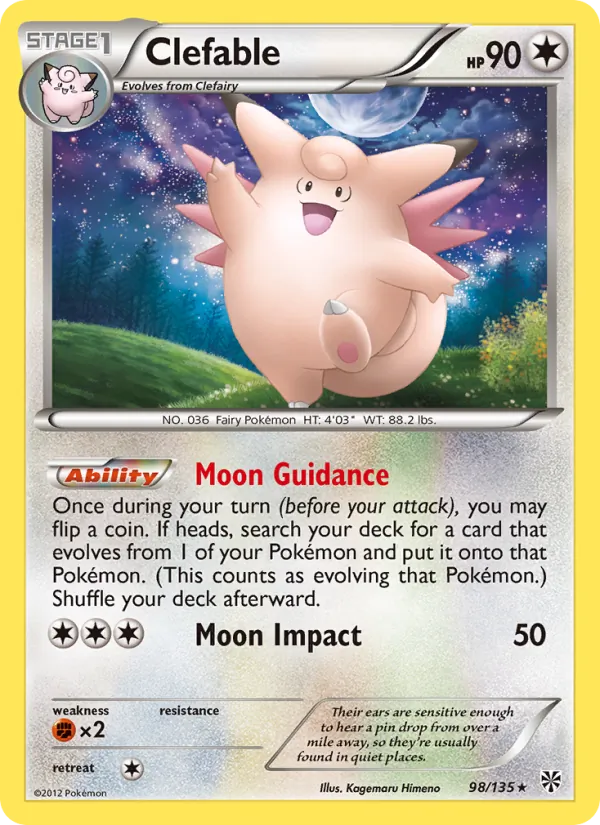 Clefable 98 · Plasma Storm