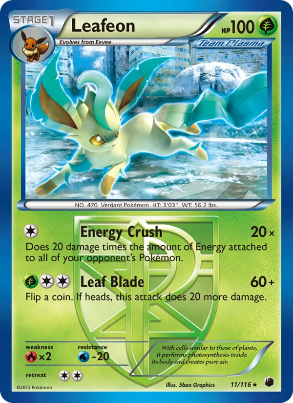 Leafeon 11 · Plasma Freeze
