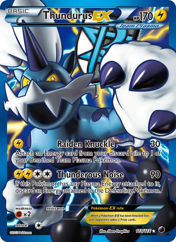 Thundurus-EX 110 · Plasma Freeze