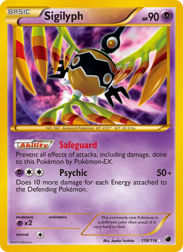 Sigilyph 118 · Plasma Freeze