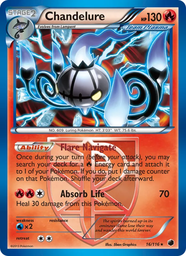 Chandelure 16 · Plasma Freeze
