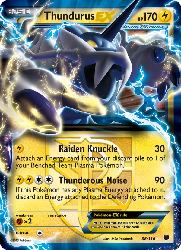 Thundurus-EX 38 · Plasma Freeze