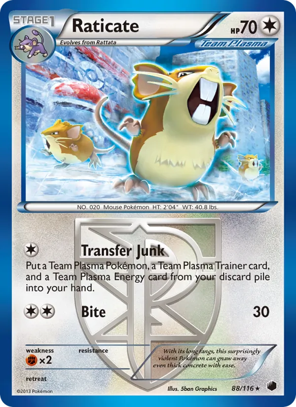 Raticate 88 · Plasma Freeze