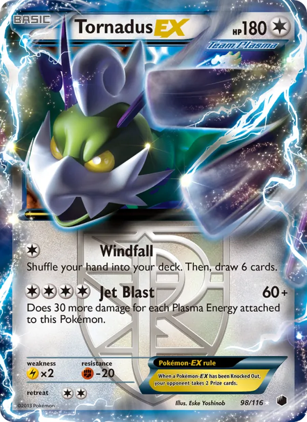 Tornadus-EX 98 · Plasma Freeze
