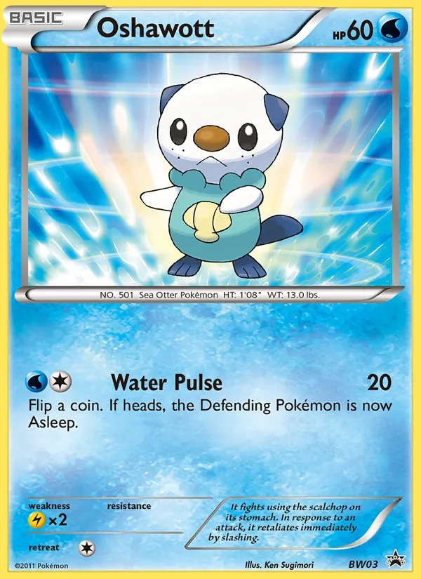Oshawott BW03 · BW Black Star Promos