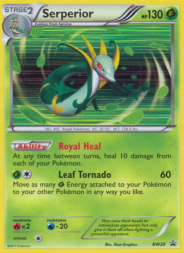 Serperior BW20 · BW Black Star Promos