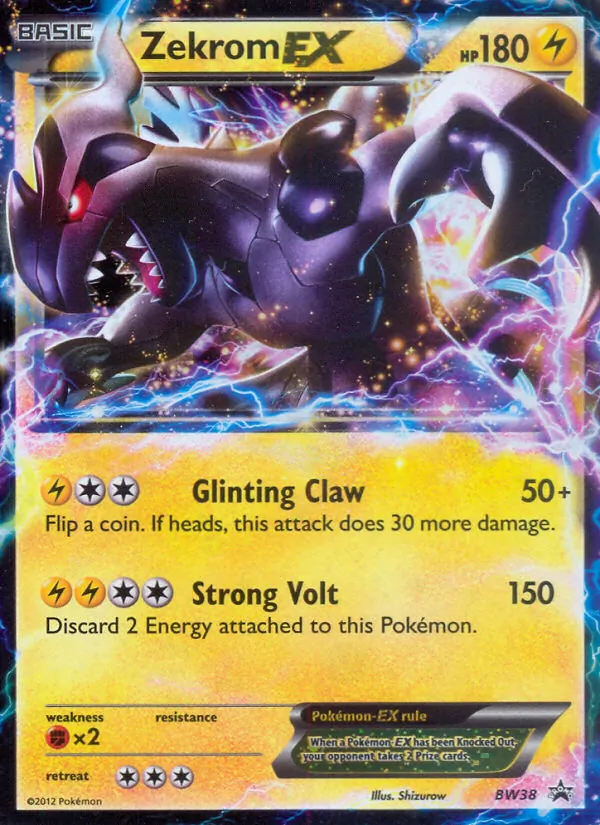 Zekrom-EX BW38 · BW Black Star Promos