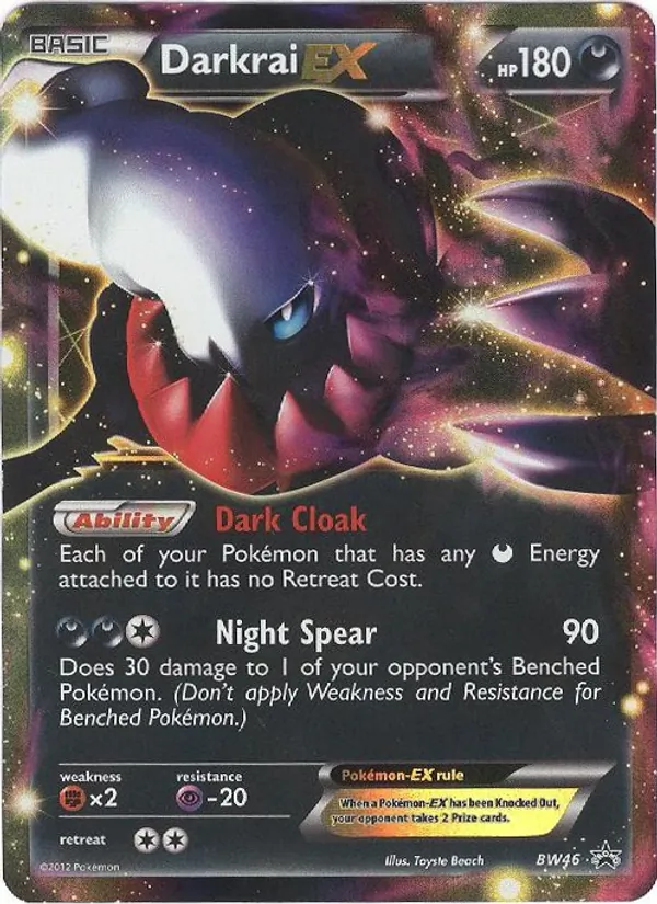 Darkrai-EX BW46 · BW Black Star Promos