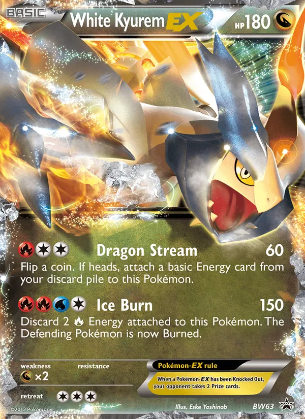 White Kyurem-EX BW63 · BW Black Star Promos