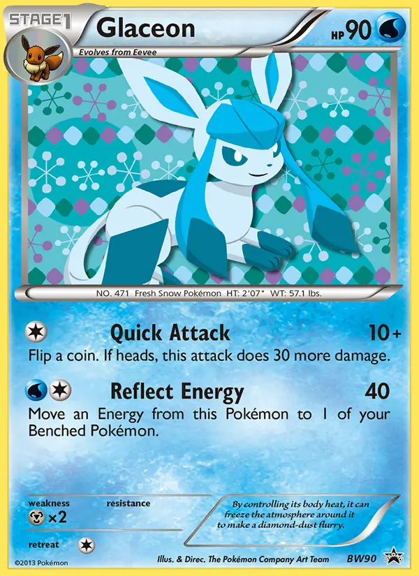 Glaceon BW90 · BW Black Star Promos