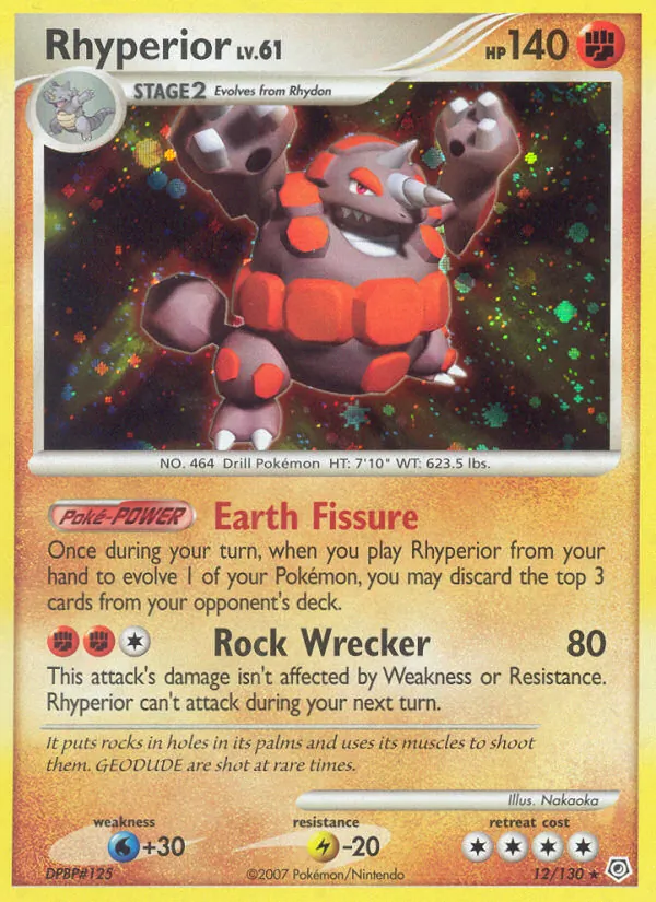 Rhyperior 12 · Diamond & Pearl