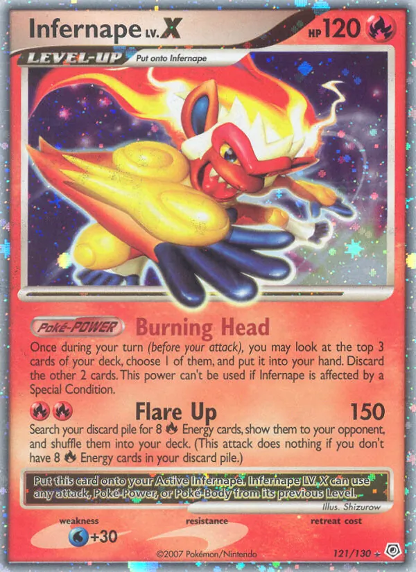Infernape 121 · Diamond & Pearl