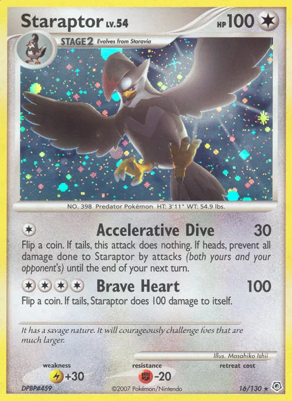Staraptor 16 · Diamond & Pearl