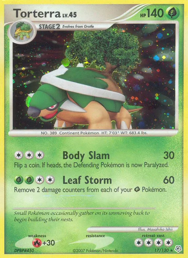 Torterra 17 · Diamond & Pearl