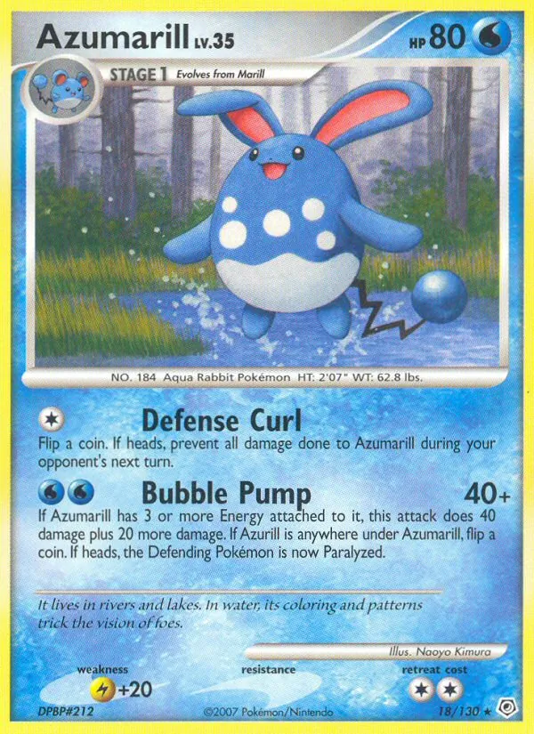 Azumarill 18 · Diamond & Pearl