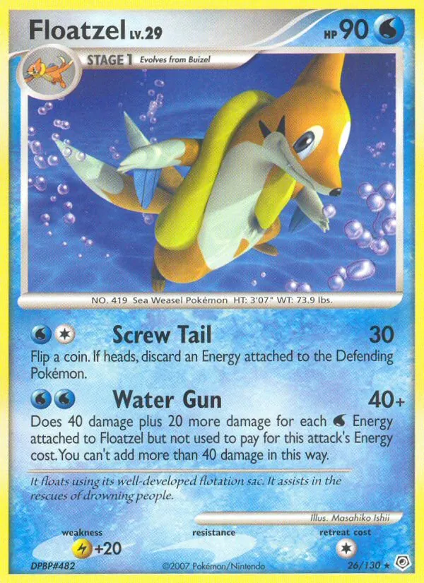 Floatzel 26 · Diamond & Pearl