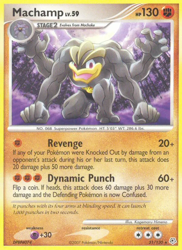 Machamp 31 · Diamond & Pearl