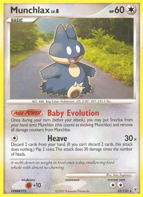 Munchlax 33 · Diamond & Pearl