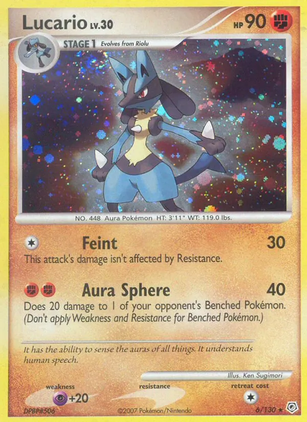 Lucario 6 · Diamond & Pearl