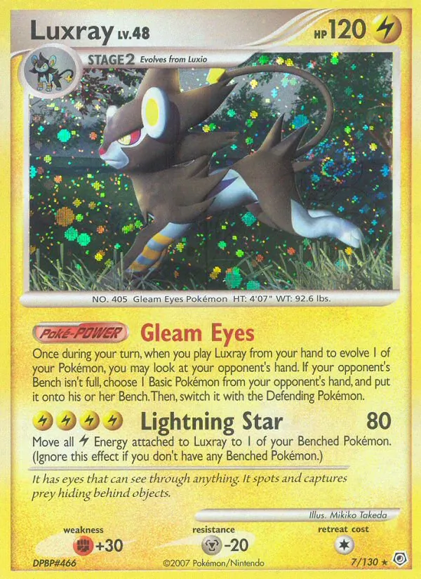 Luxray 7 · Diamond & Pearl