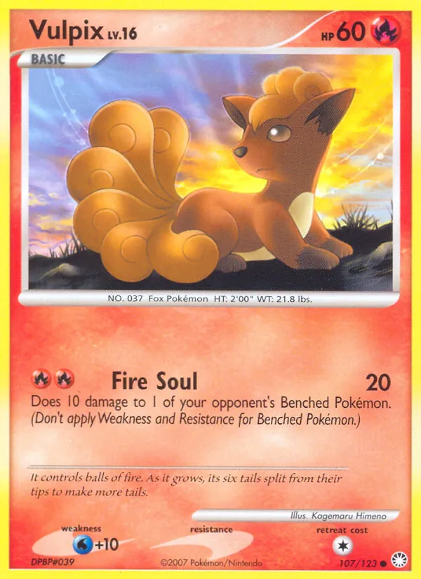 Vulpix 107 · Mysterious Treasures