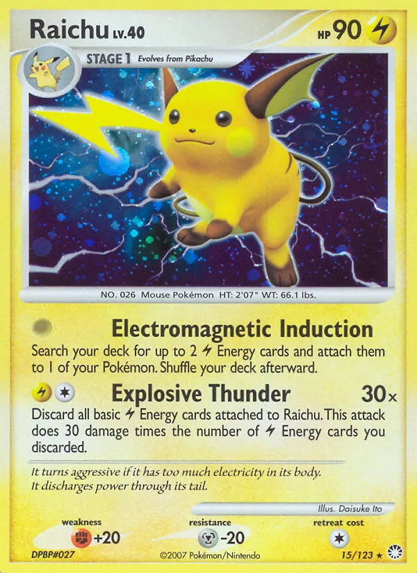 Raichu 15 · Mysterious Treasures