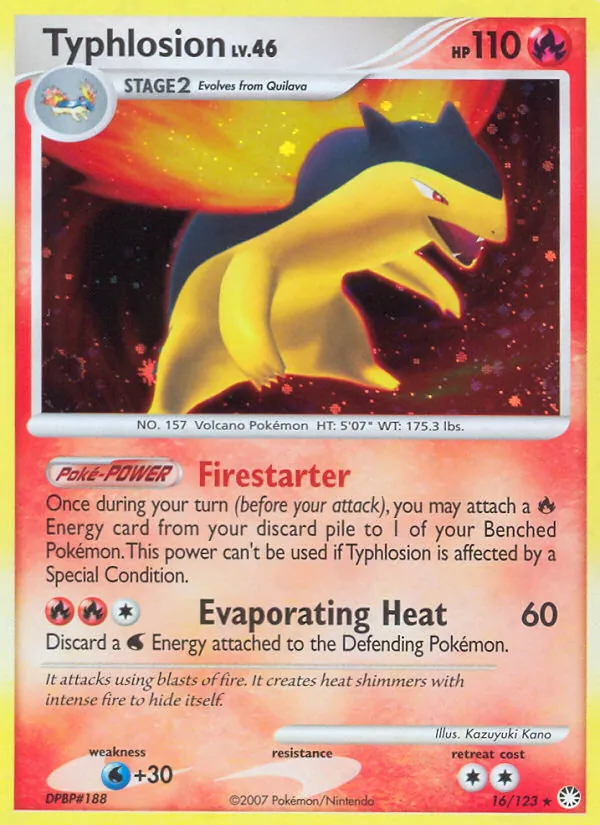 Typhlosion 16 · Mysterious Treasures