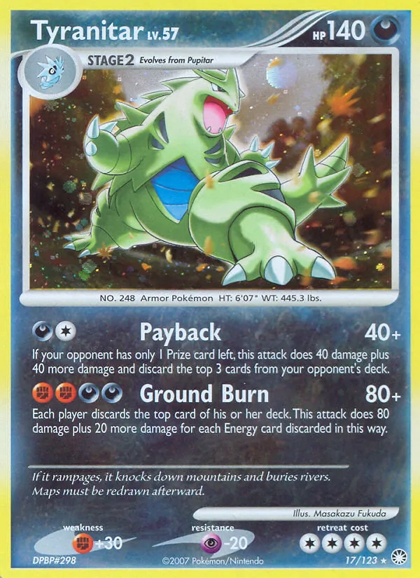 Tyranitar 17 · Mysterious Treasures