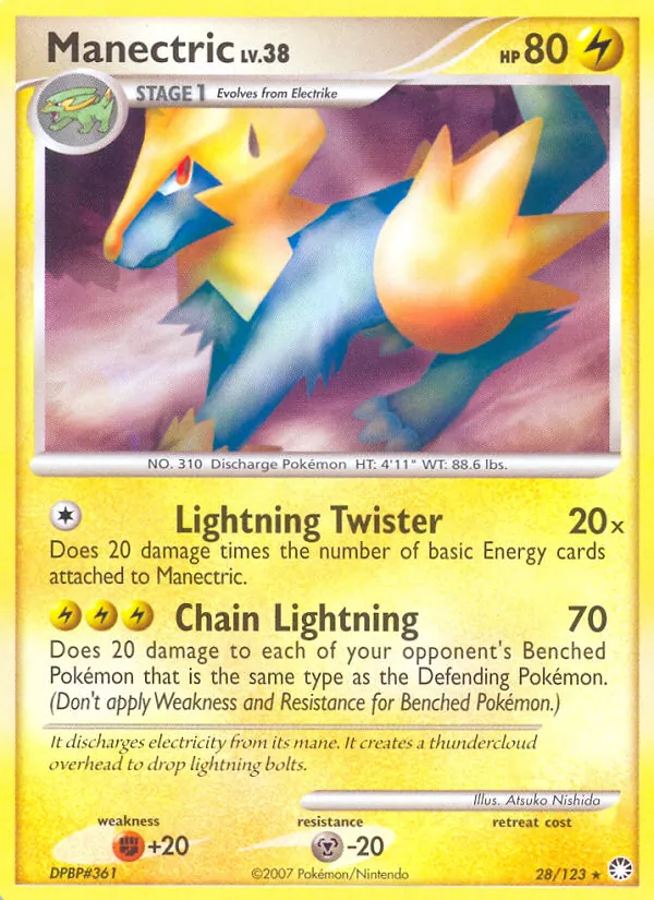 Manectric 28 · Mysterious Treasures