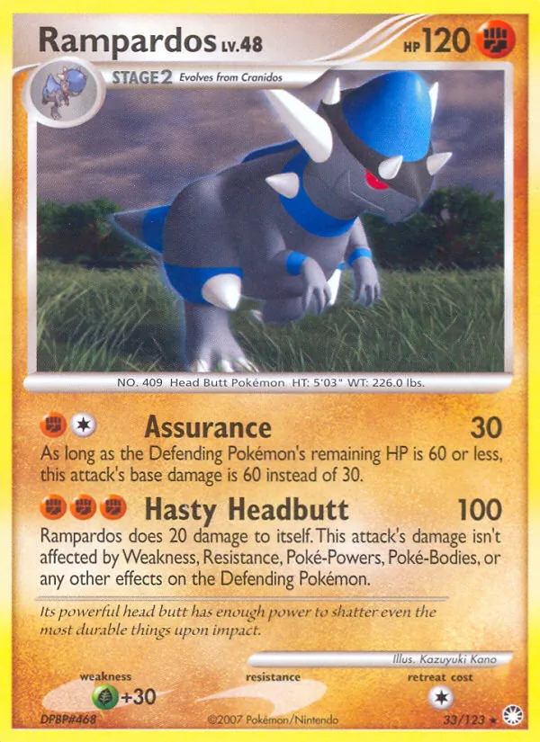 Rampardos 33 · Mysterious Treasures