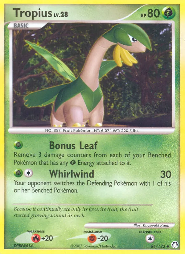 Tropius 64 · Mysterious Treasures