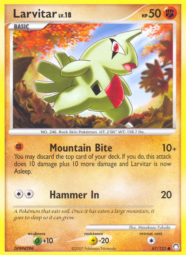 Larvitar 87 · Mysterious Treasures