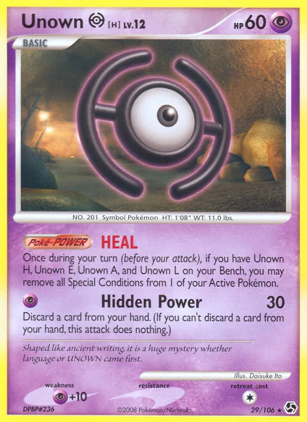 Unown H 29 · Great Encounters