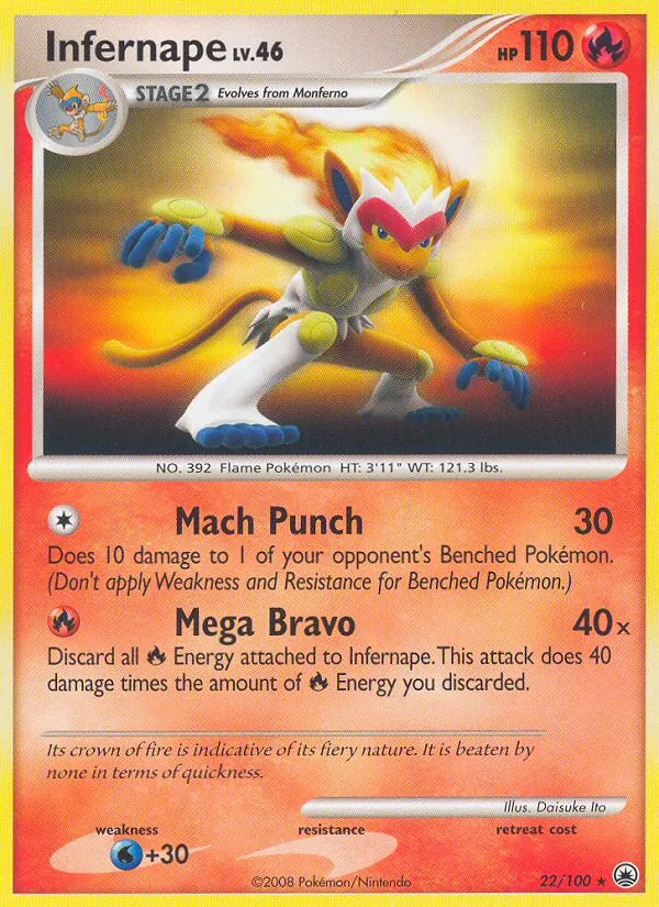 Infernape 22 · Majestic Dawn