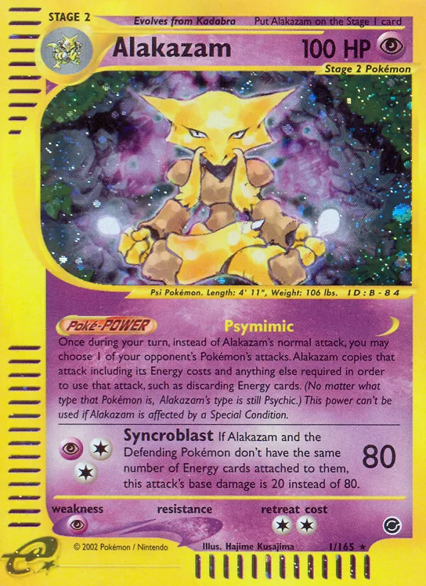 Alakazam 1 · Expedition Base Set